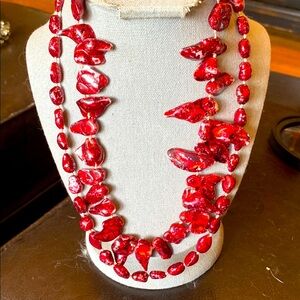 Radiant Coral Necklace